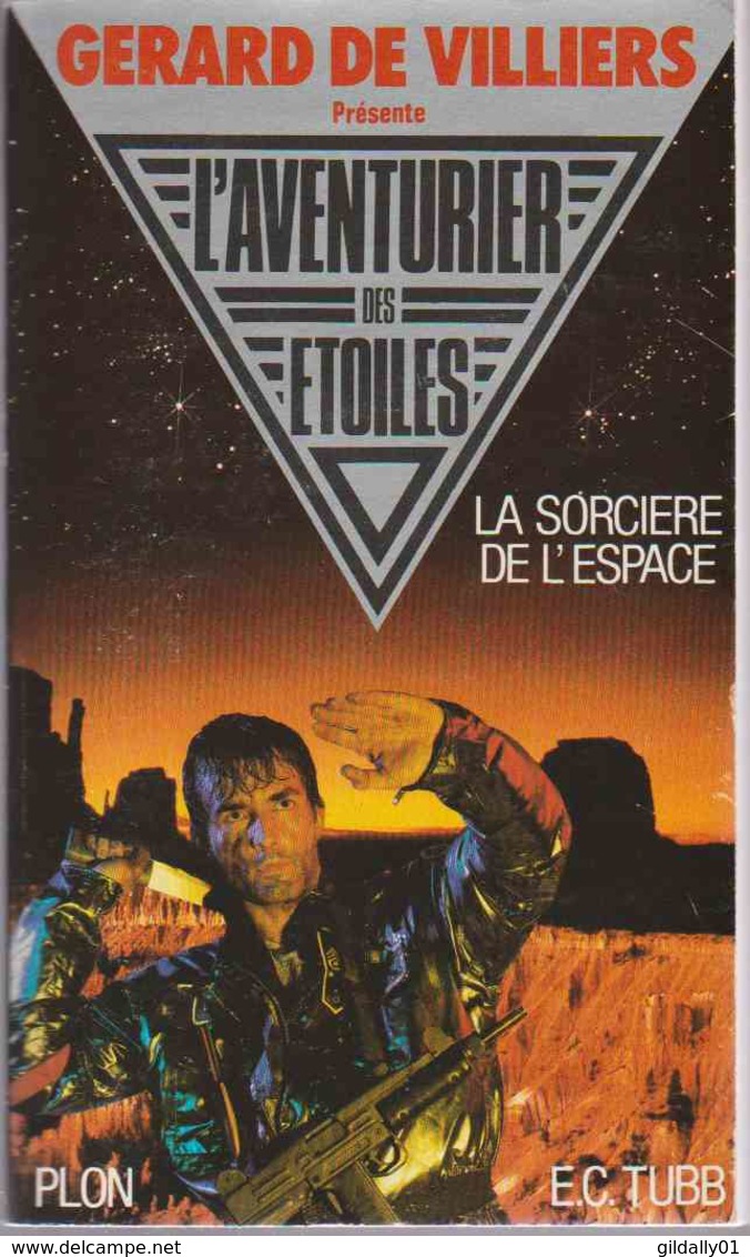 4. L'AVENTURIER DES ETOILES - LA SORCIERE DE L'ESPACE. De Villiers.  ( EC TUBB)   . - Griezelroman