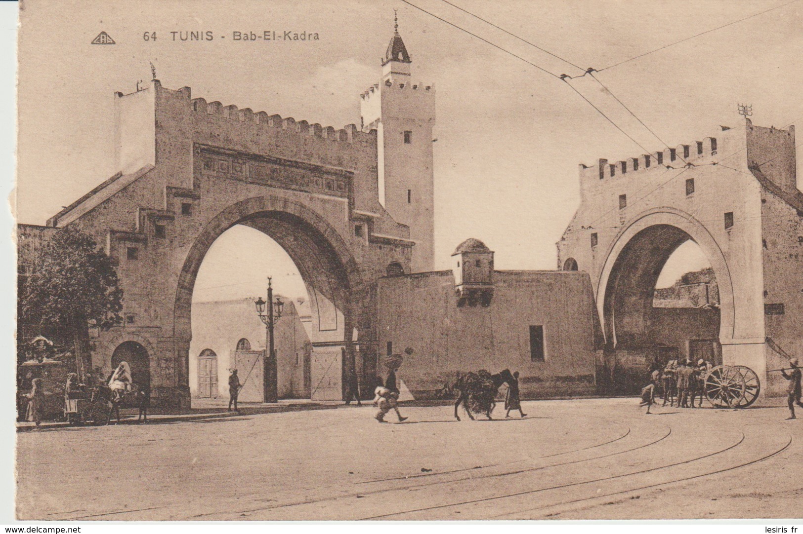 CPA -  TUNIS - BAB EL KADRA - 64 - C. A. P. - Túnez