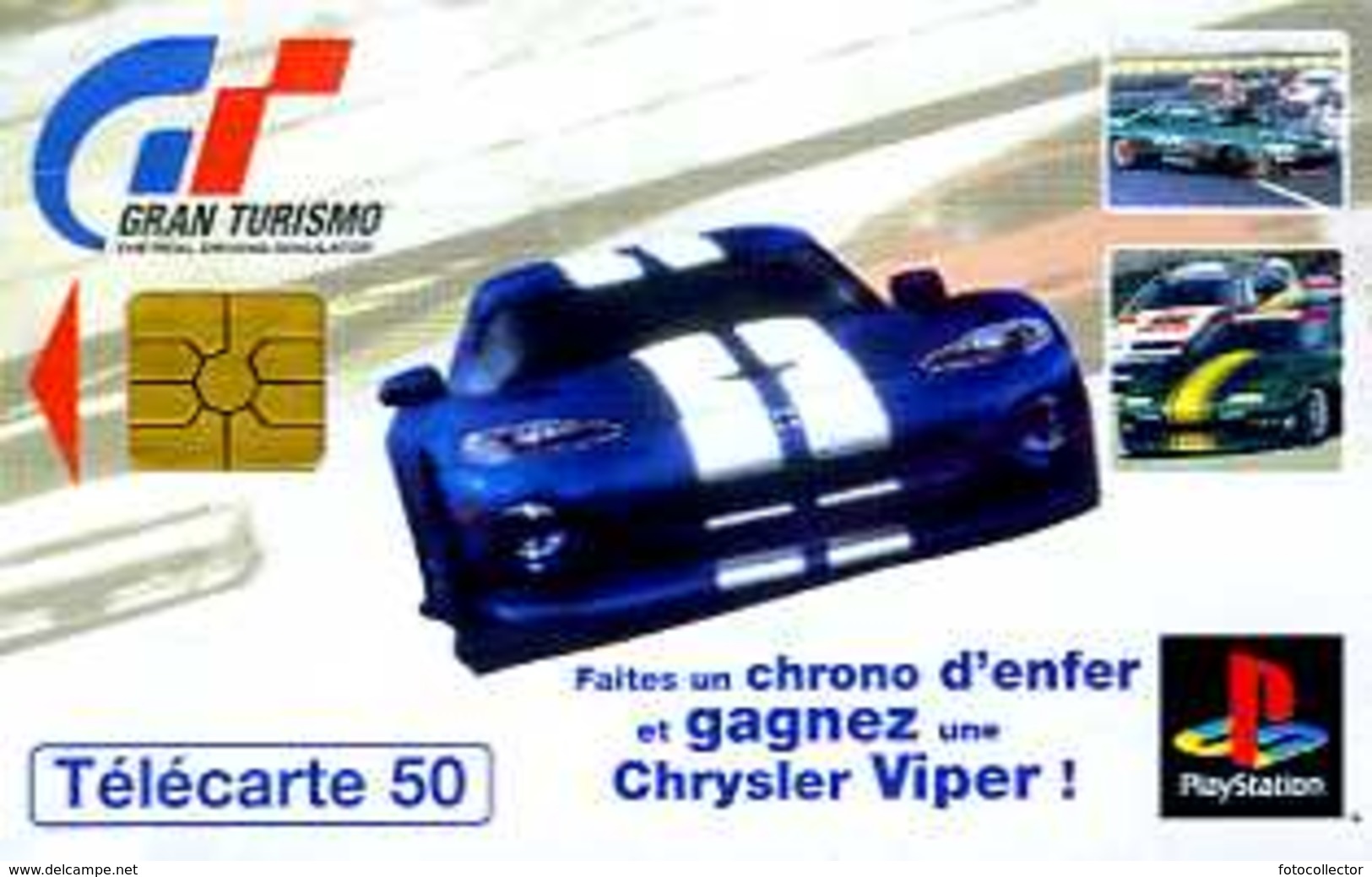 Télécarte 50 : Gran Turismo Playstation - Jeux