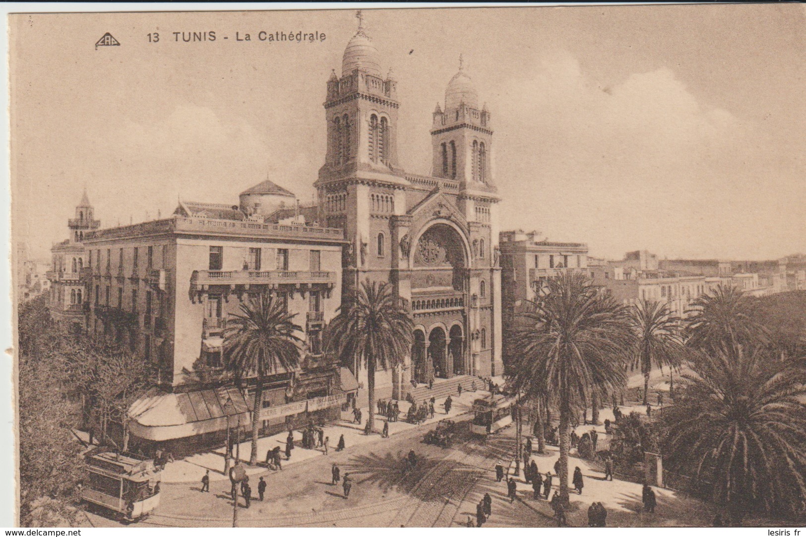 CPA -  TUNIS - LA CATHÉDRALE -13 - C. A. P. - Túnez