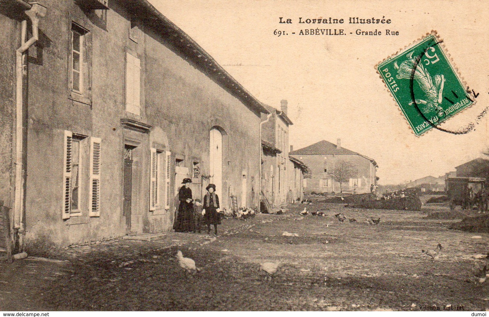 ABBEVILLE  -  Grande Rue  -  La Lorraine Illustrée - Otros & Sin Clasificación