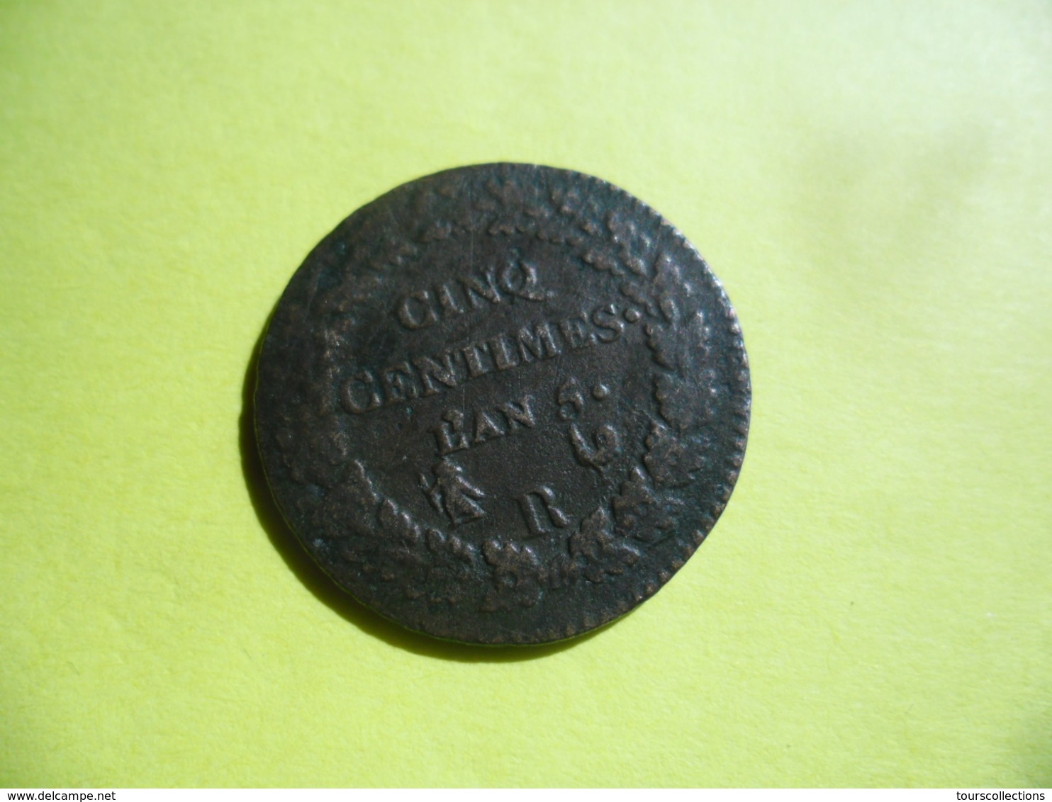 FRANCE @ 5 Centimes DUPRE 1796 Cuivre @ DIRECTOIRE Et CONSULAT AN 5 R Orléans - 5 Centimes