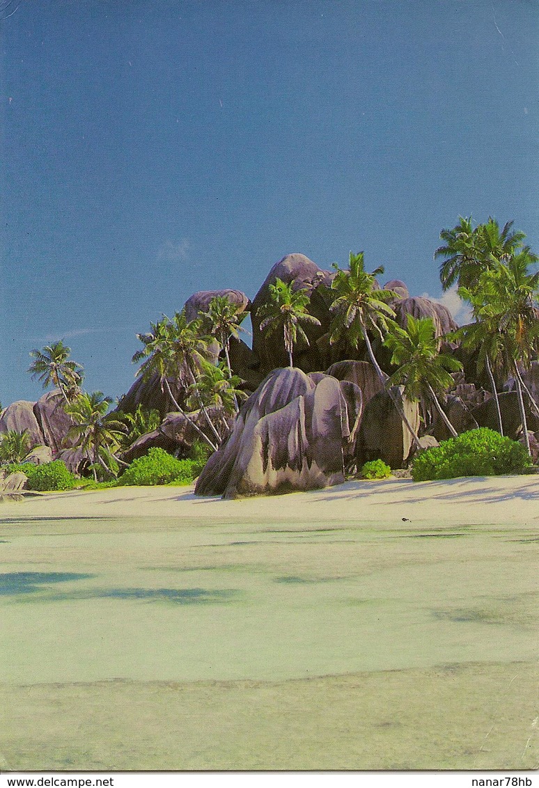 CPM SEYCHELLES, Anse Source D'argent, La Digue - Seychelles