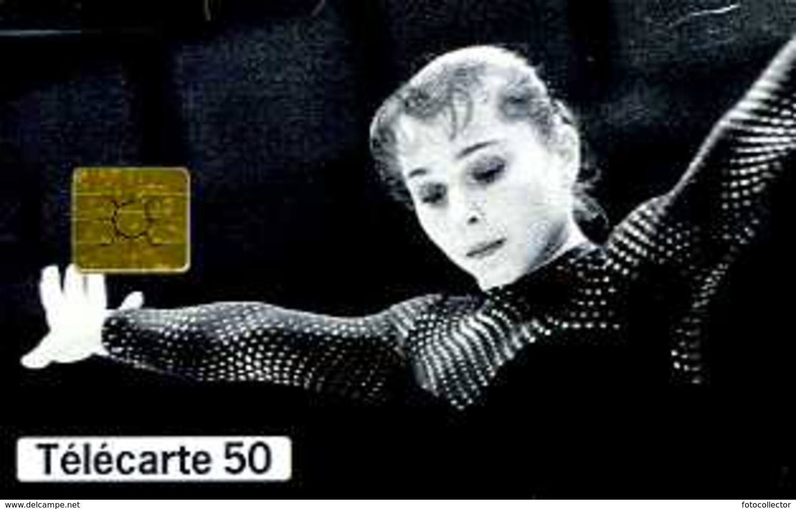 Télécarte 50 : Fondation France Telecom Ludivine Gymnaste - Sport