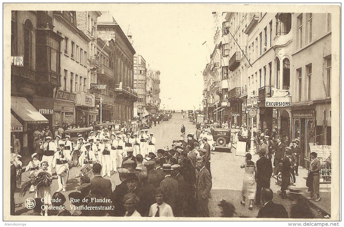 Ostende - Oostende - Ostend - Rue De Flandre - Vlaanderenstraat - Nels Série 13 N° 104 - 1937 - Oostende