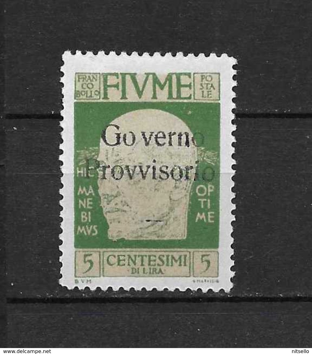 LOTE 1706   /////  (C075)    ITALIA   FIUME   YVERT Nº:  132 **MNH - Fiume