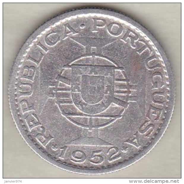 Colonie Portugaise, Angola, 10 Escudos 1952. Argent . KM# 73 - Angola