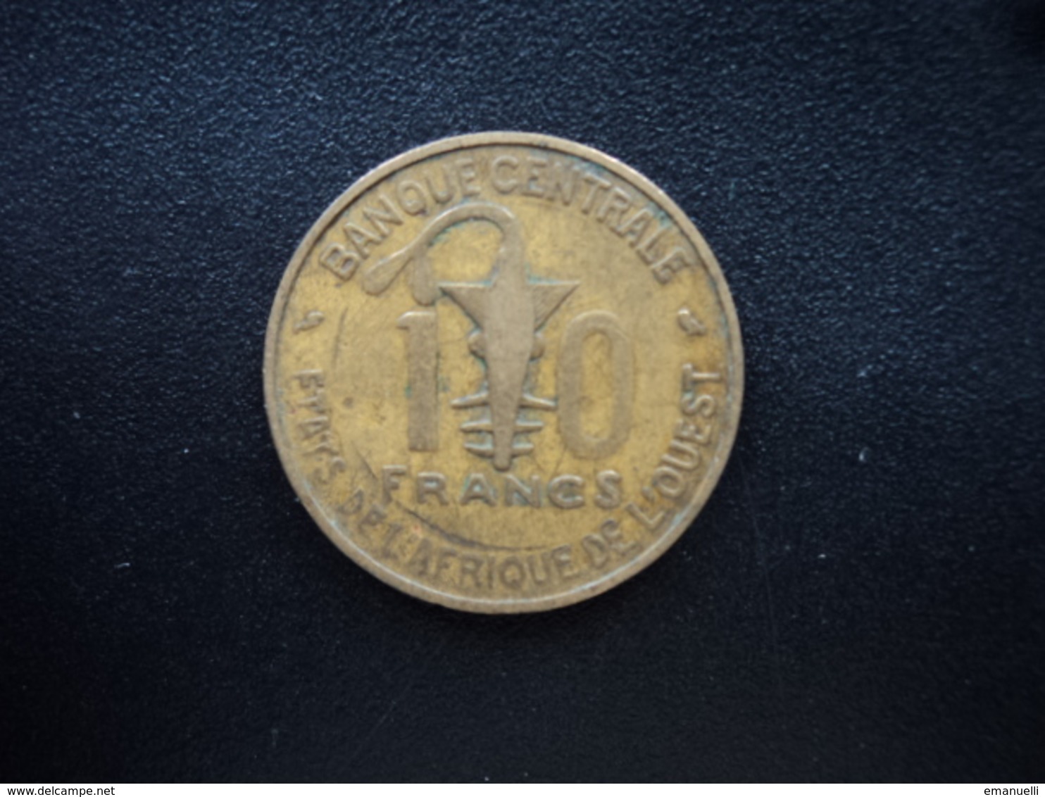 ÉTATS DE L'AFRIQUE DE L'OUEST : 10 FRANCS  1959   KM 1    TB - Autres – Afrique