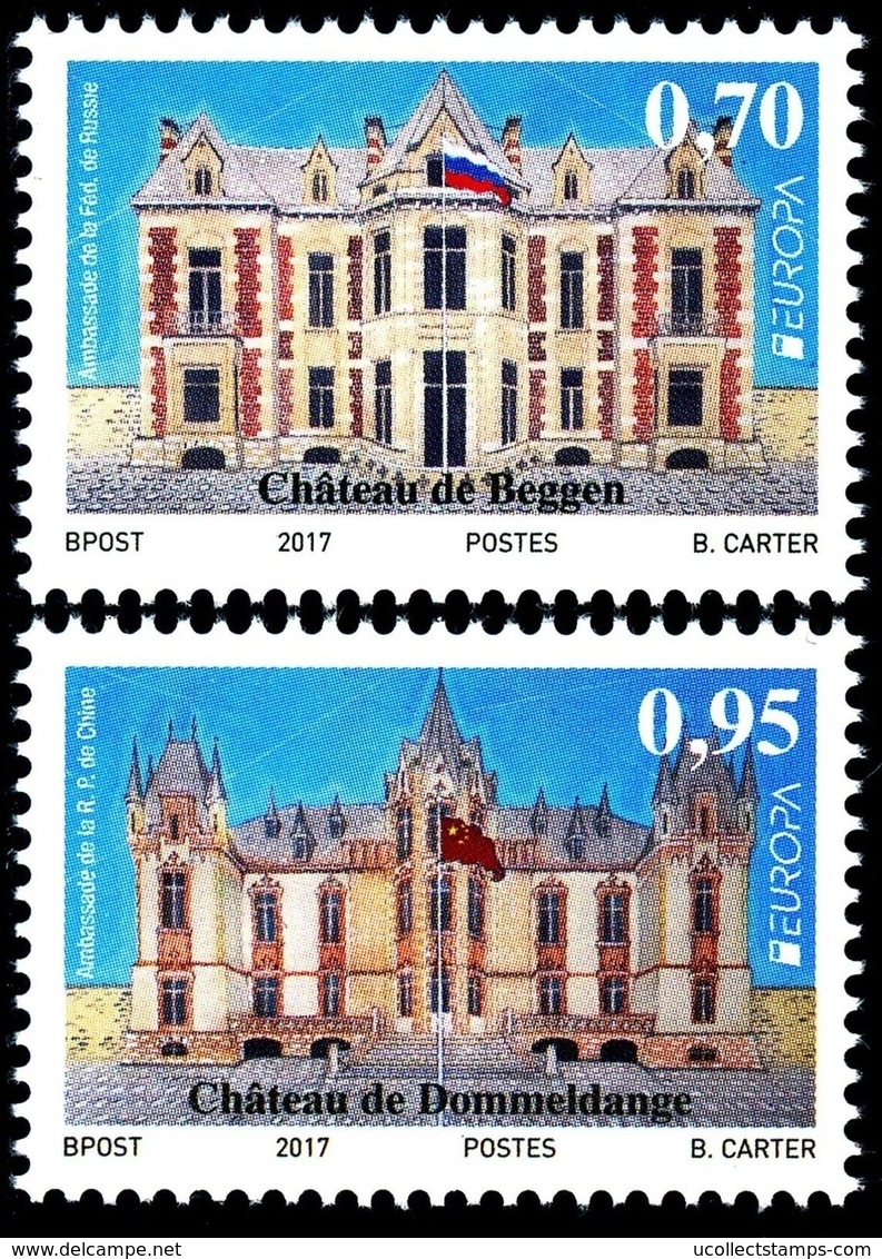 Luxemburg Jaarcollectie 2017 (incl Foutdruk 2w Zonder Landsnaam !!!! ) Including Misprint     Luxe Postfris/mnh/neuf - Neufs