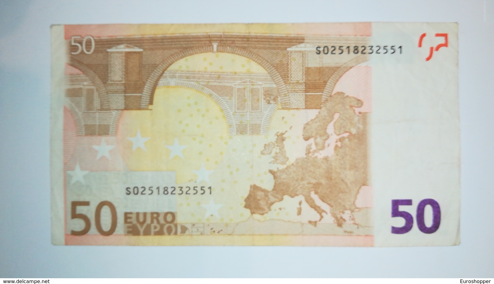 EURO- ITALY 50 EURO (S) J001 Sign DUISENBERG - 50 Euro