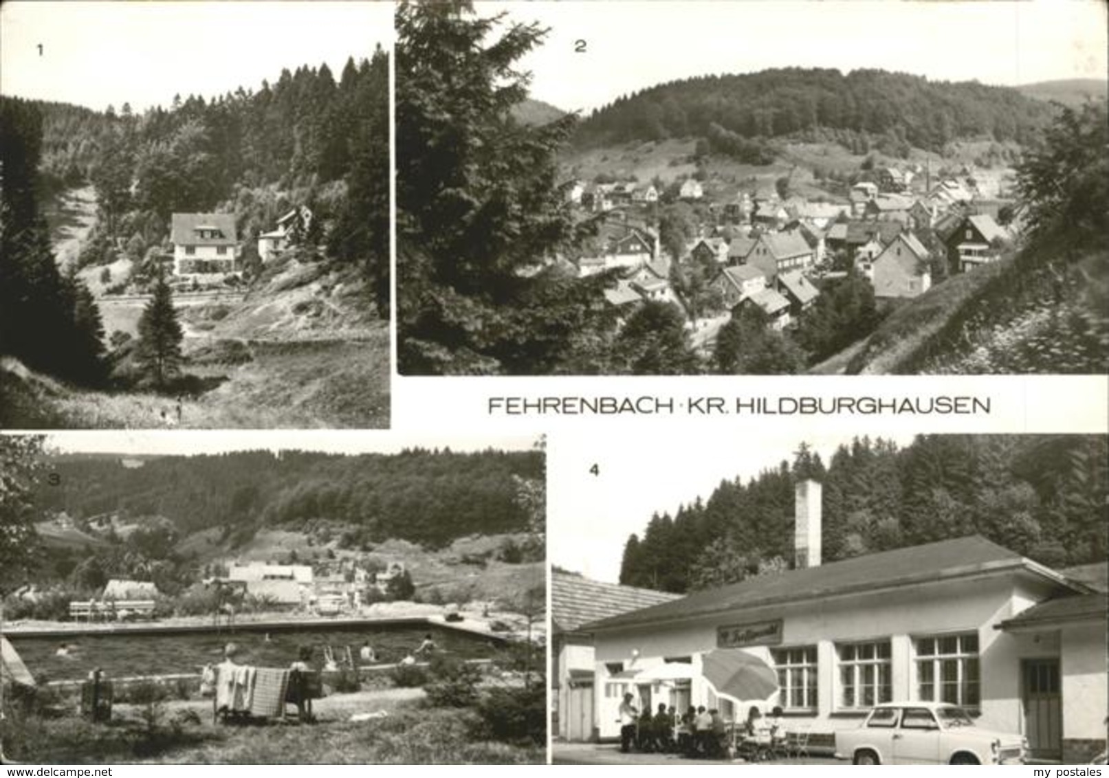 41246466 Fehrenbach Freibad HO Gasstaette Treffpunkt - Masserberg