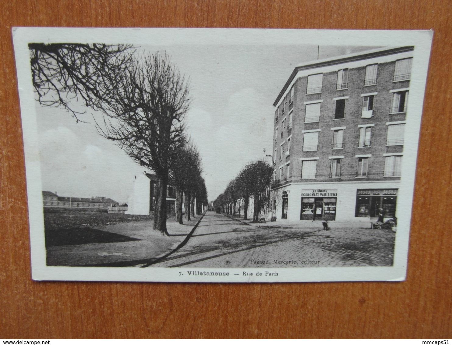 VILLETANEUSE  Rue De Paris.  Pacaud Mercerie éditeur   93 Seine Saint Denis - Villetaneuse