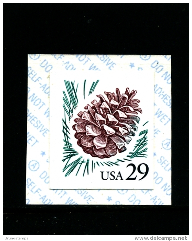 UNITED STATES/USA - 1993  29c  PINE CONE  SELF ADHESIVE  MINT NH - Nuovi