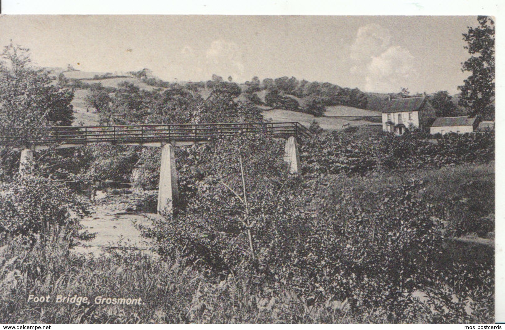 Yorkshire Postcard - Foot Bridge - Grosmont - Ref ND845 - York