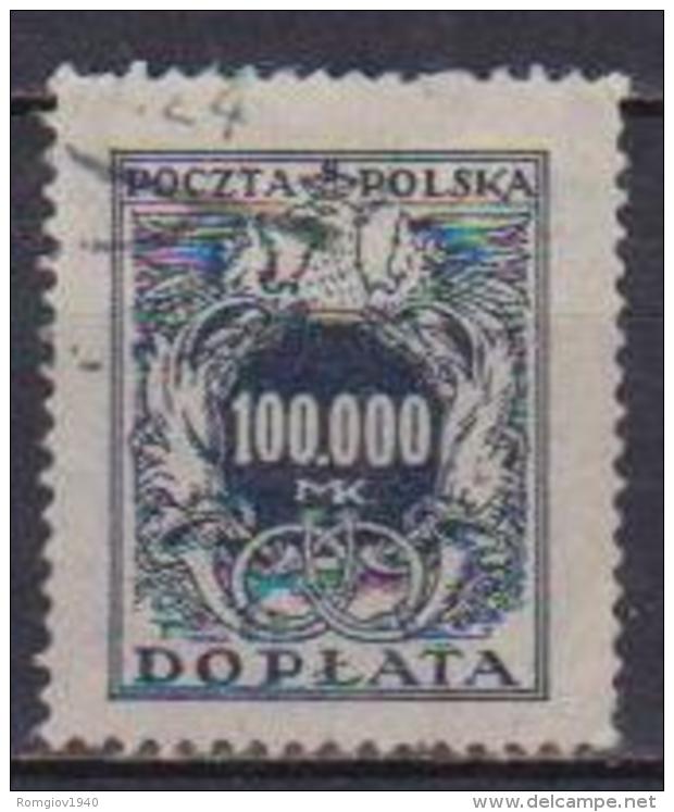 POLONIA  1923-24 SEGNATASSE YVERT. 55 USATO VF - Segnatasse