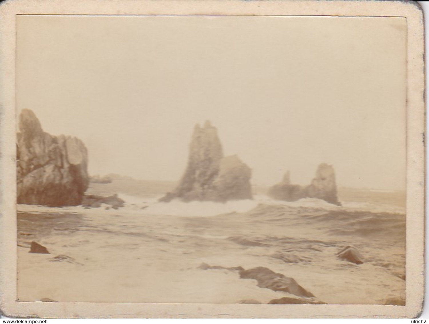 Foto Felsen Im Meer - Ca. 1900 - 12*9cm (34084) - Orte
