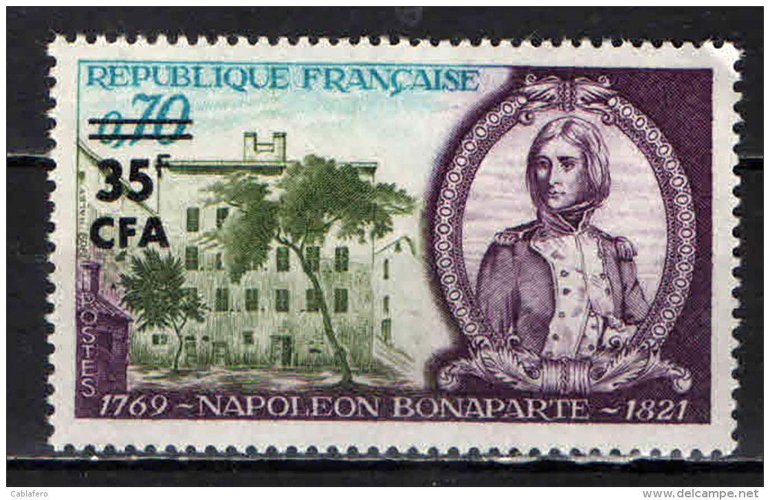 REUNION - 1969 - NAPOLEONE BUONAPARTE - MNH - Nuovi