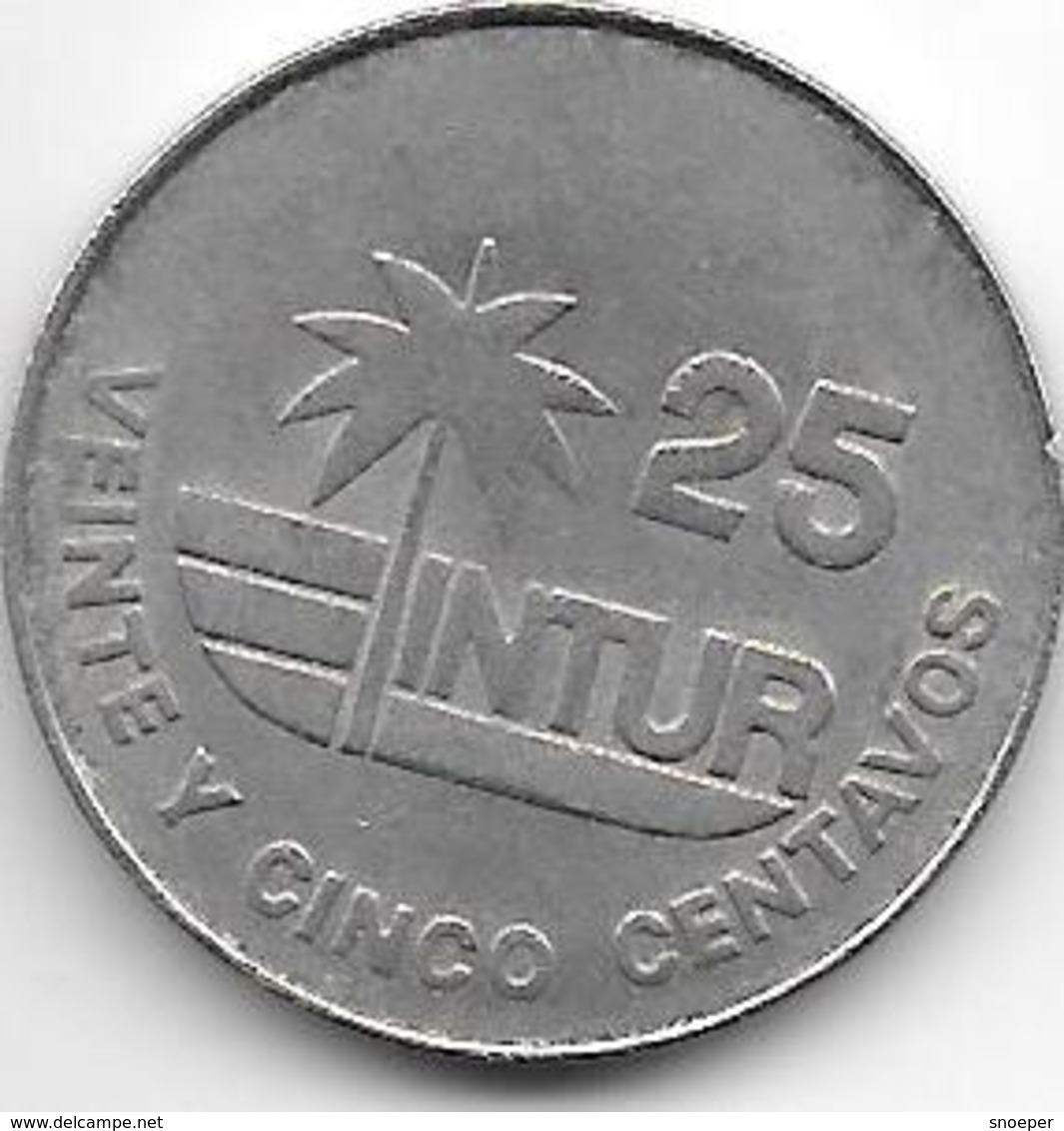 Cuba 25 Centavos 1981 Km 418.1 Xf - Cuba