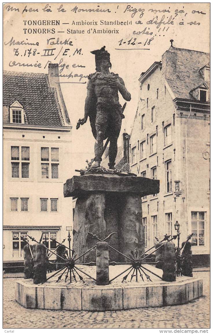 TONGEREN - Ambiorix Standbeeld - Tongeren