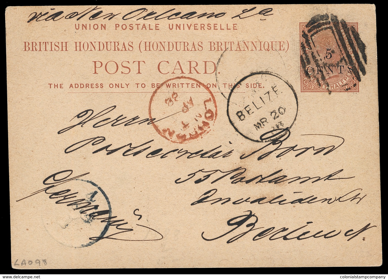 [x] British Honduras - Lot No.341 - Honduras