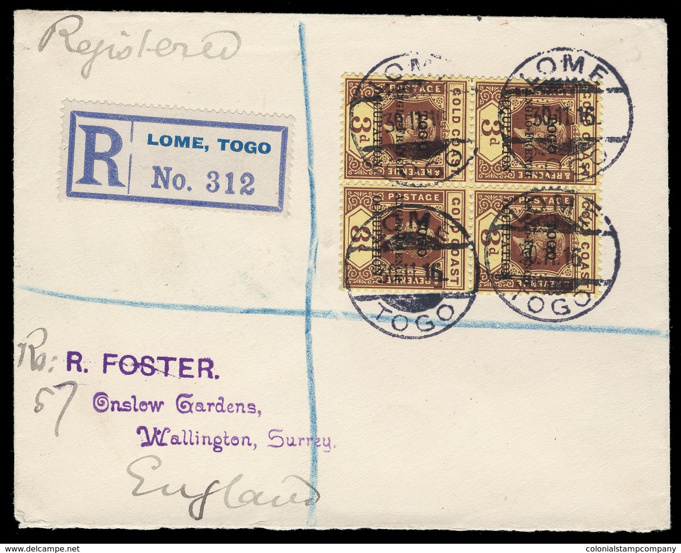 [x]/[+] Togo - Lot No.1119 - Other & Unclassified