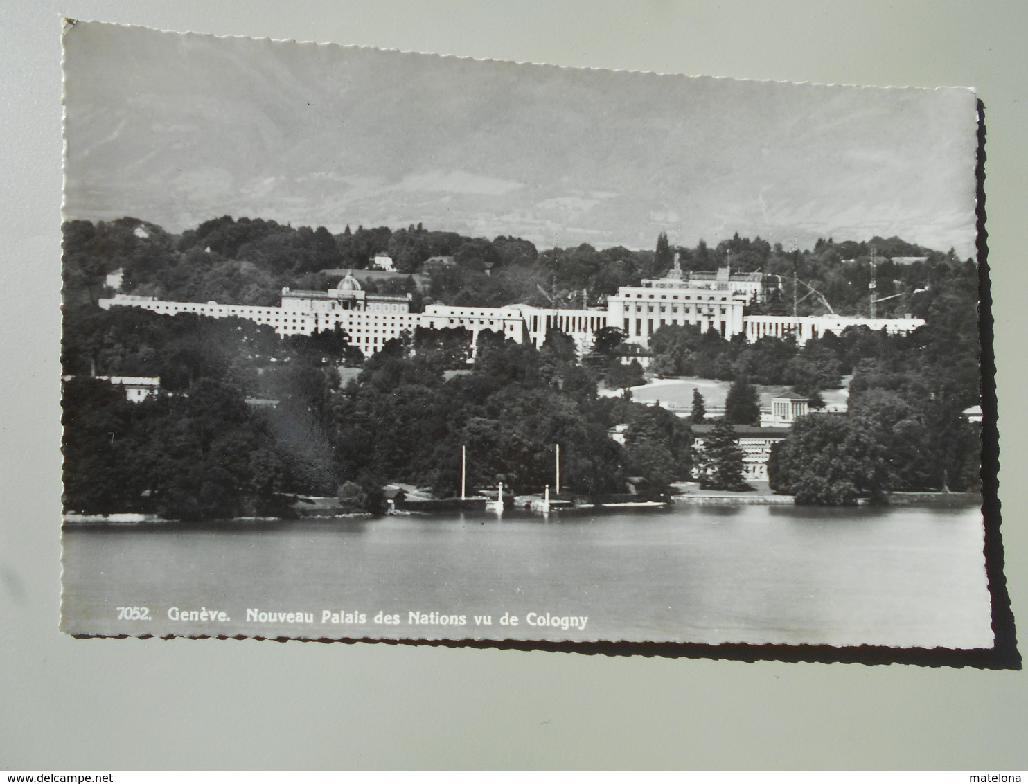 SUISSE GE GENEVE NOUVEAU PALAIS DES NATIONS  VU DE COLOGNY - Cologny