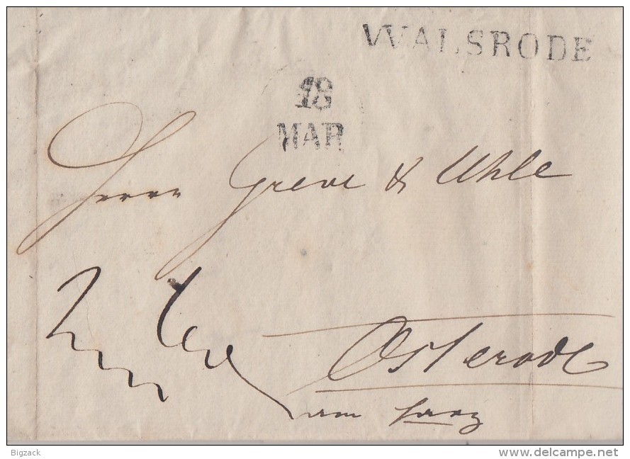 Brief Gel. Von L1 Walsrode 18.3. 1831 Nach Osterode - Vorphilatelie