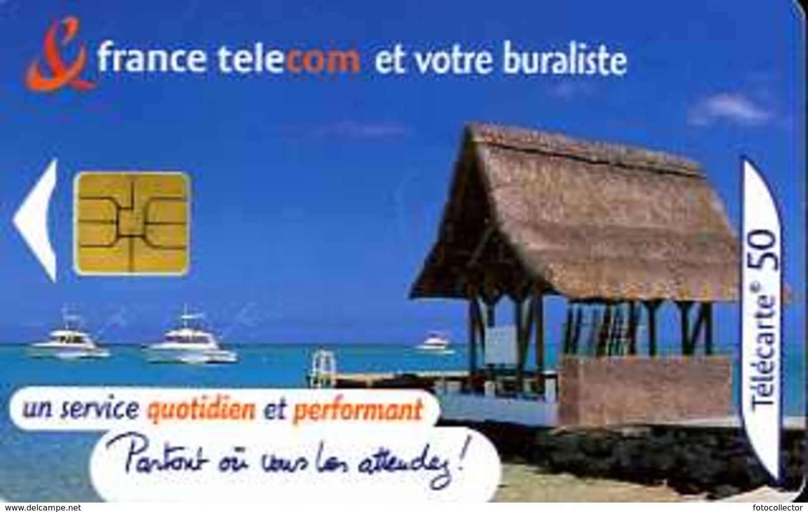 Télécarte 50 : France Telecom Et Votre Buraliste (2000) - Opérateurs Télécom