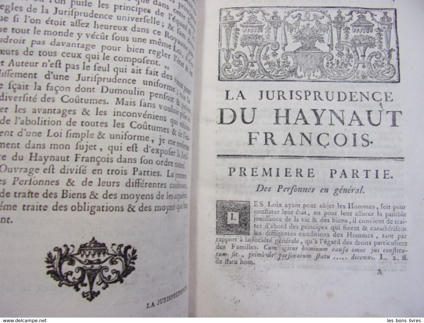 Impression De Douay. La Jurisprudence Du Haynaut François - Tot De 18de Eeuw