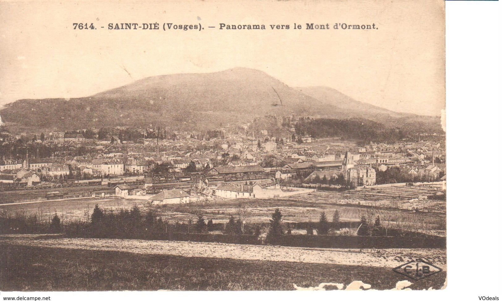 (88) Vosges - CPA - Saint Die - Panorama Vers Le Mont D'Ormont - Saint Die