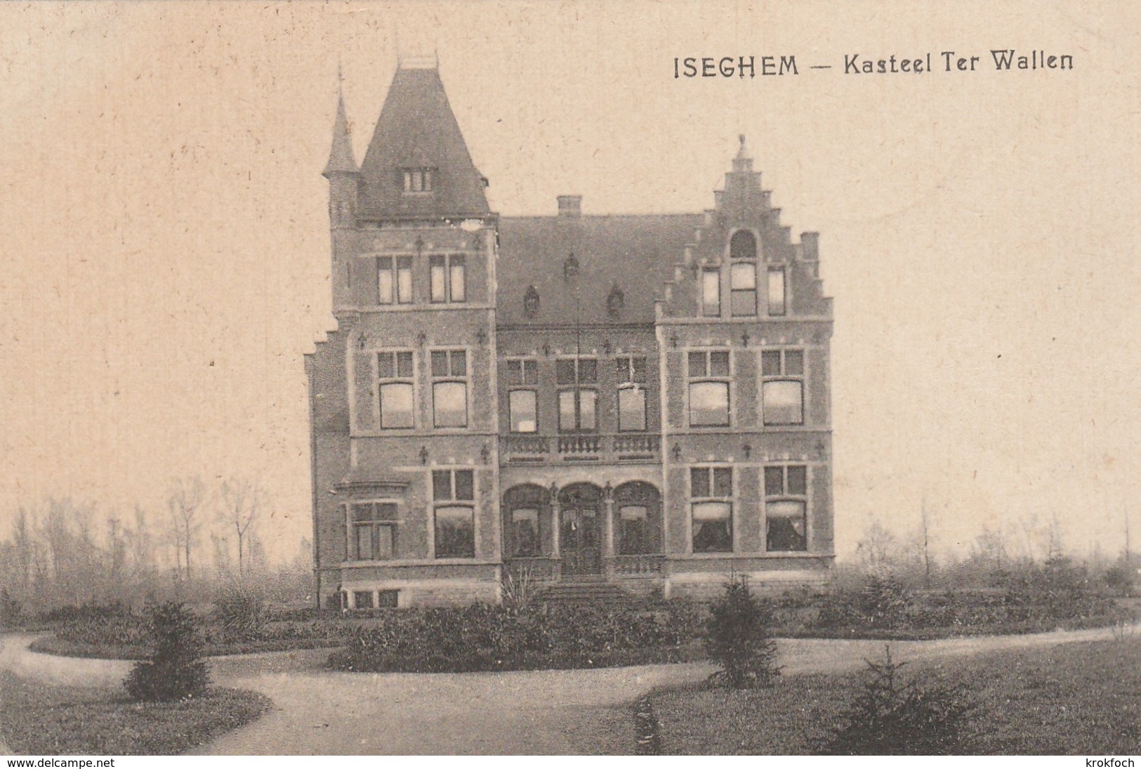 Izeghem Iseghem - Kasteel Ter Wallen - 1918 - Izegem