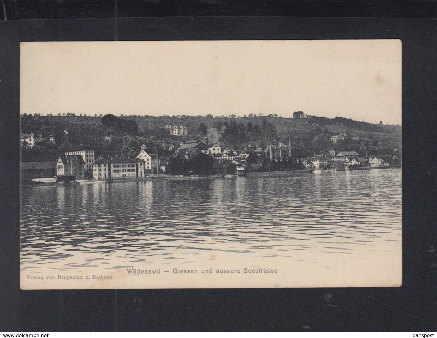 Schweiz AK Wädenswil Giessen 1908 - Wädenswil