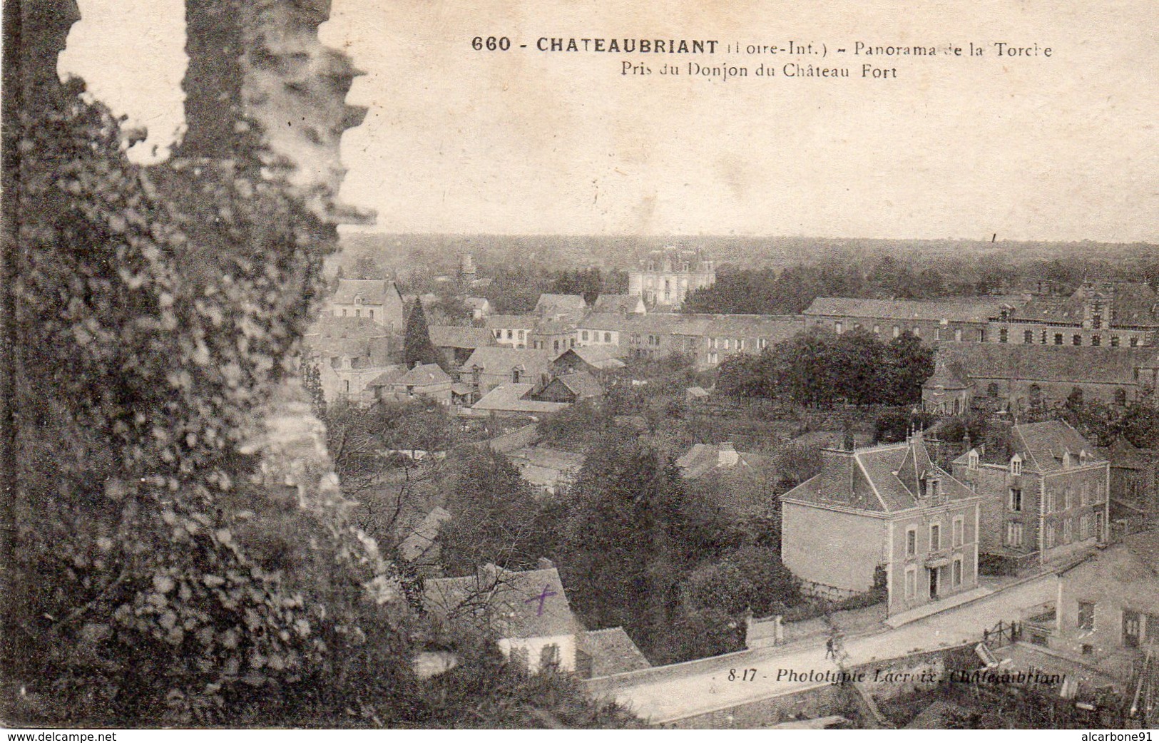 CHATEAUBRIANT - Panorama De La Torche - Pris Du Donjon Du Château Fort - Châteaubriant