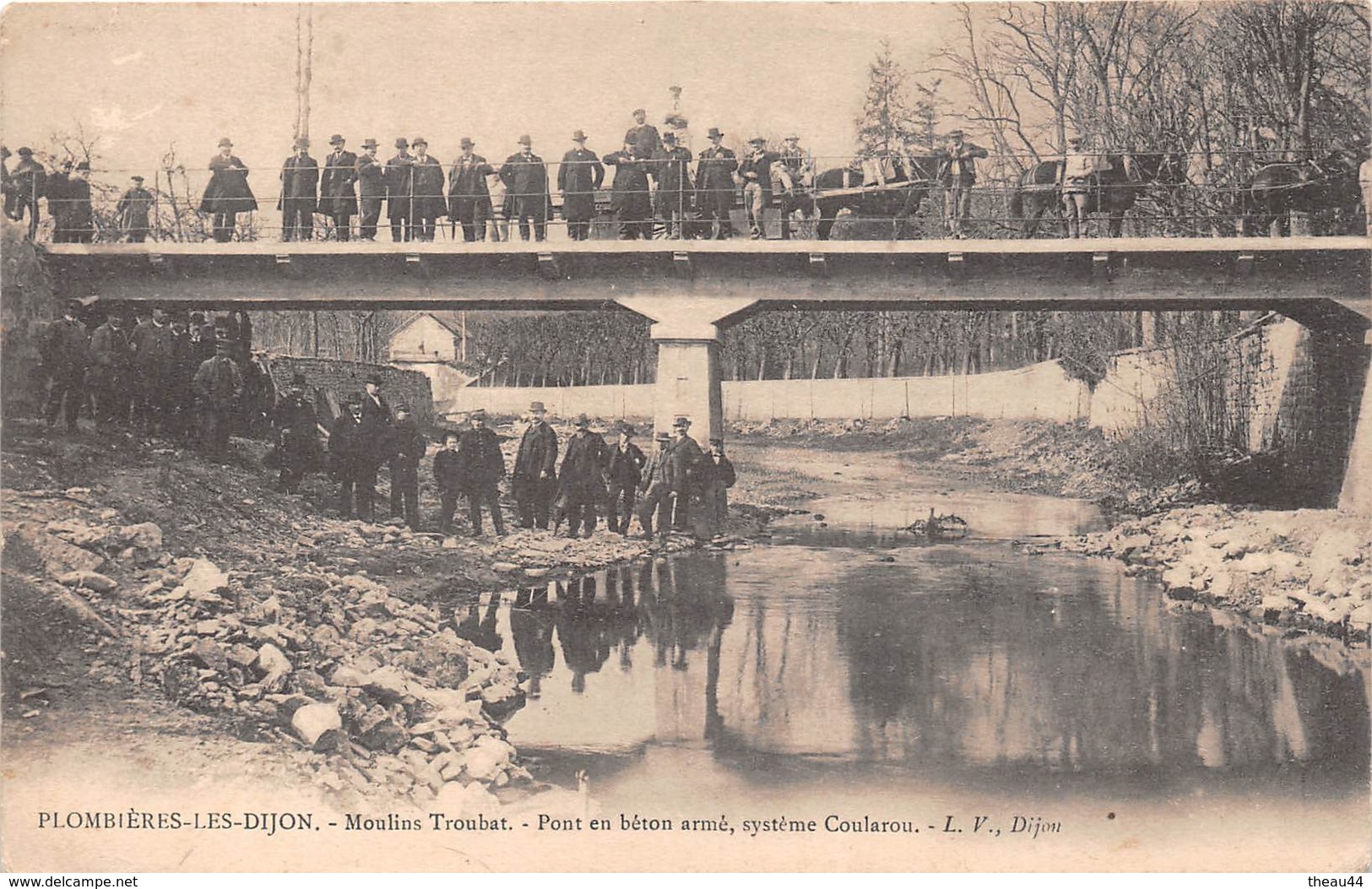 ¤¤   -  PLOMBIERES-les-DIJON  -  Moulin Troubat  -  Pont En Béton Armé, Système Coularou    -  ¤¤ - Autres & Non Classés