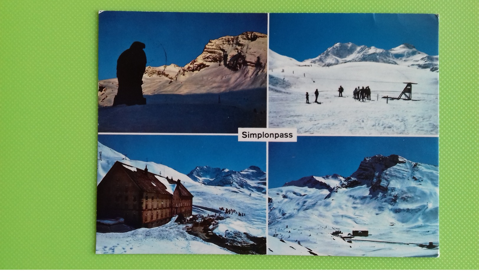 Cartolina SIMPLONPASS - SVIZZERA - Viaggiata - Postcard - Vedutine - Simplon