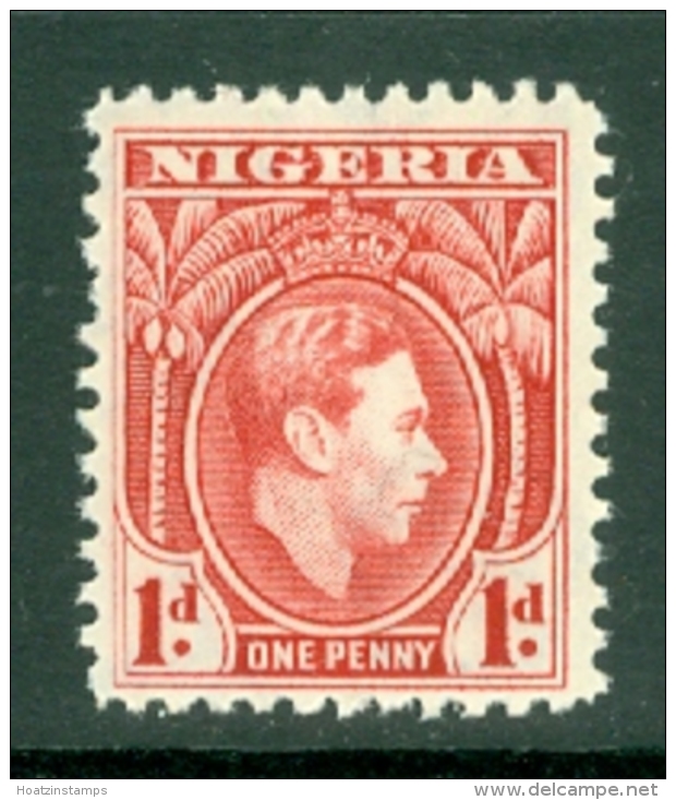 Nigeria: 1938/51   KGVI    SG50a    1d   Rose-red    MNH - Nigeria (...-1960)