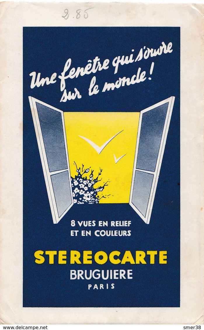 Stereocarte BRUGUIERE N° 2044.3 _ Barrage Du Chambon Les Deux Alpes - Visionneuses Stéréoscopiques