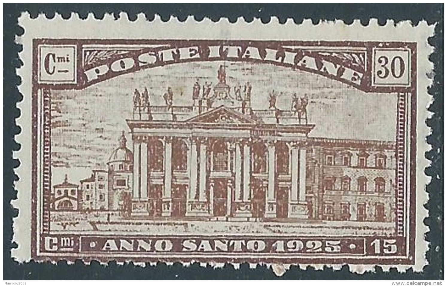 1924 REGNO ANNO SANTO 30 CENT MH * - I55-6 - Nuovi