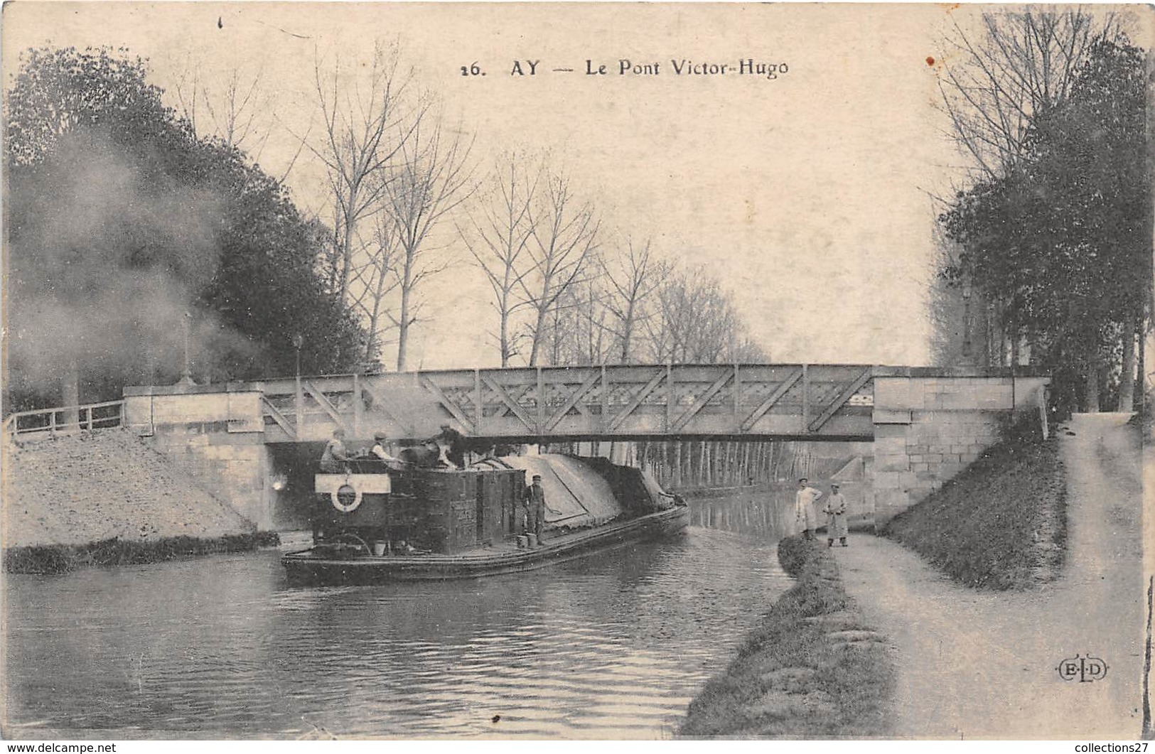 51-AY- LE PONT VICTOR HUGO - Ay En Champagne