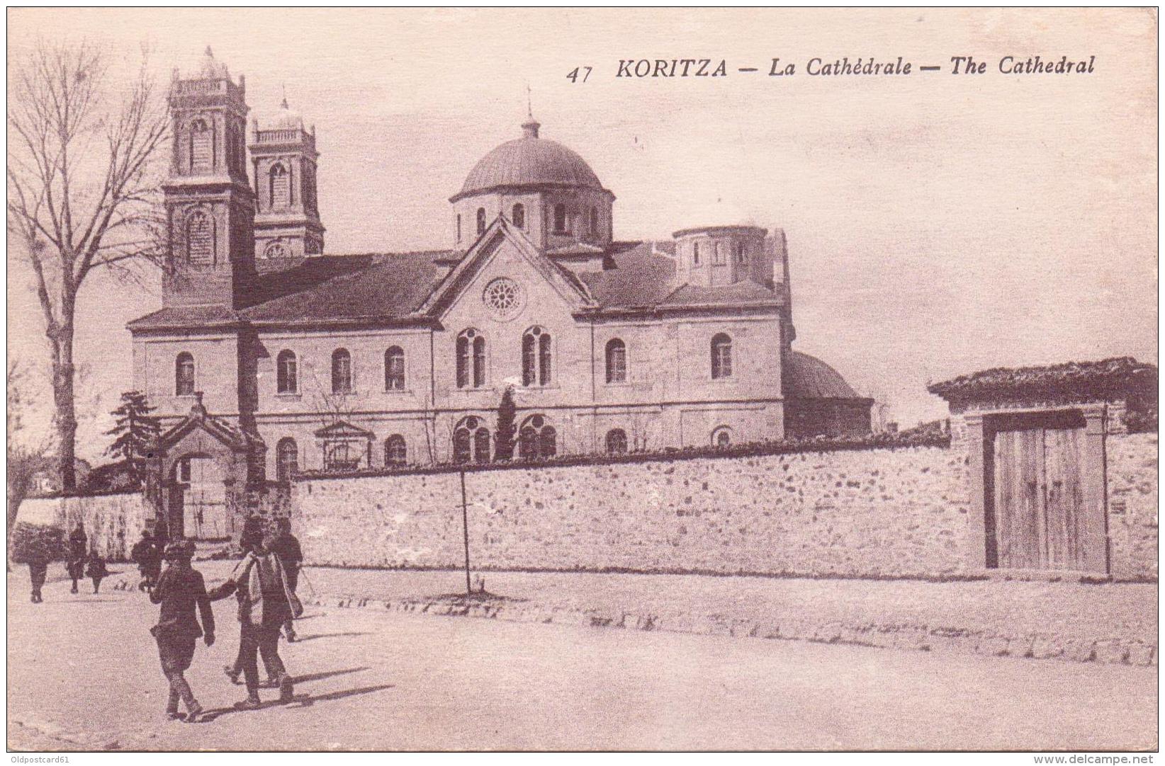 ALTE   AK   KORCA - Koritza / Albanien   - La Cathedrale - Ca. 1915 - Albania