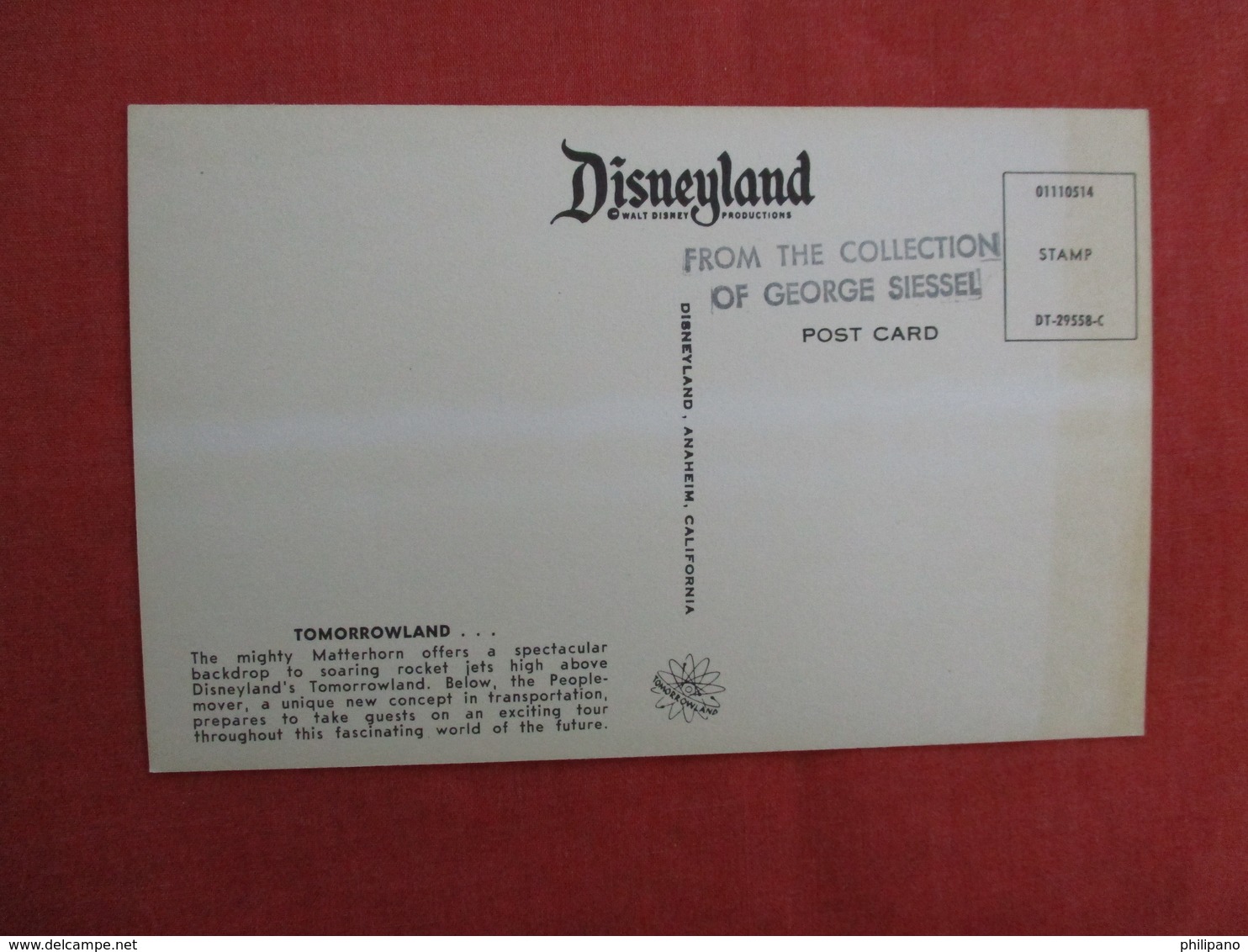 > Disneyland Tomorrowland =ref 2918 - Disneyland
