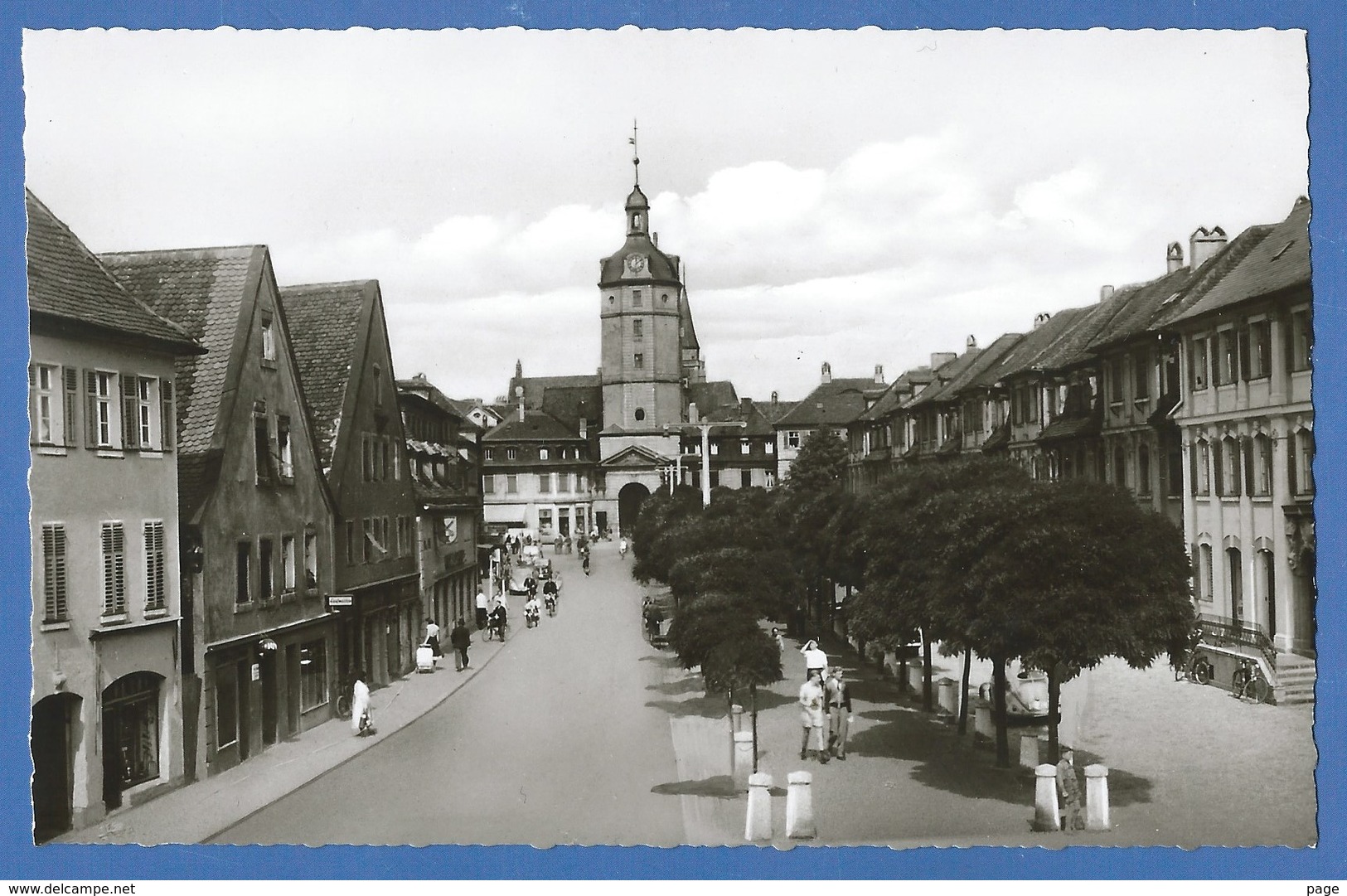 Ansbach,Maximilianstraße,ca.1960 - Ansbach