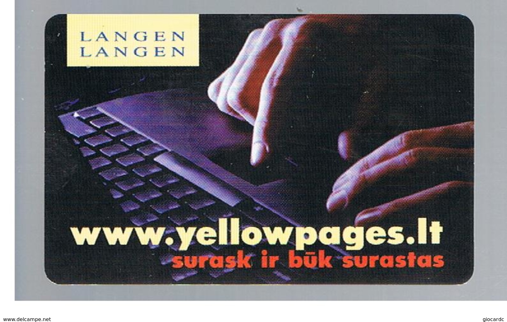 LITUANIA (LITHUANIA) -  1998  YELLOW PAGES  - USED - RIF. 10664 - Lituania