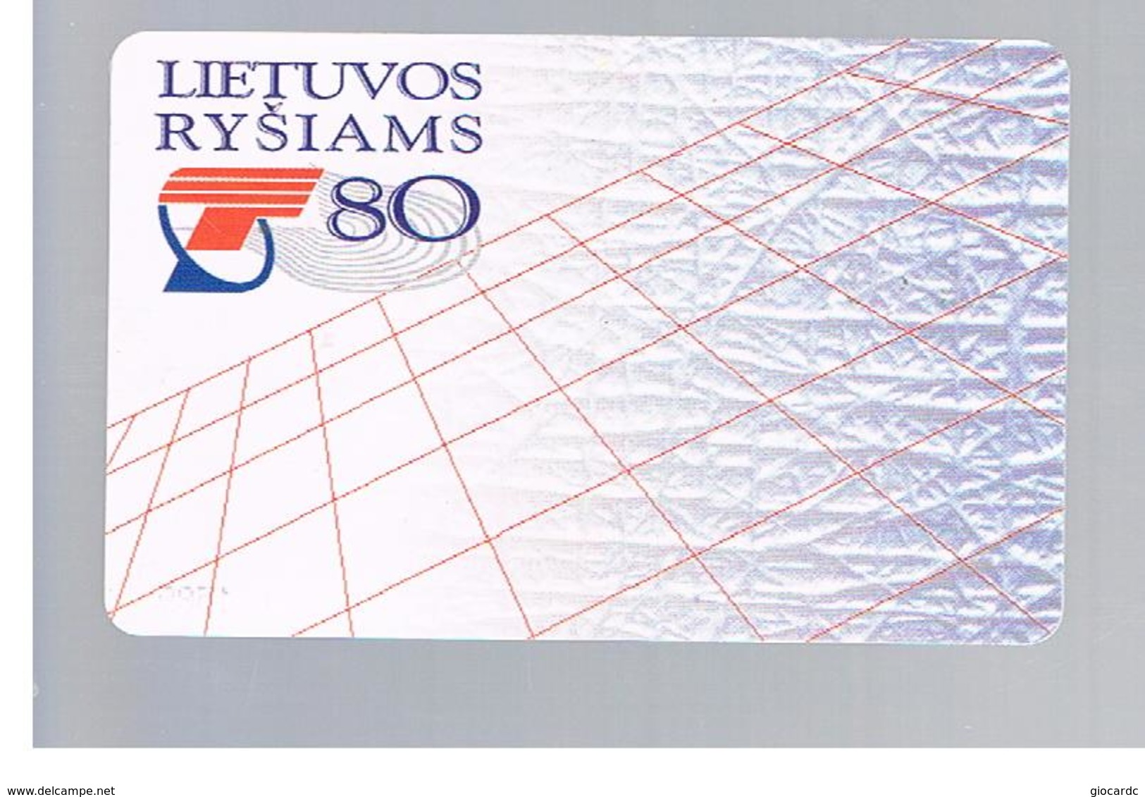 LITUANIA (LITHUANIA) -  1998  80 YEARS LITHUANIAN COMMUNICATIONS  - USED - RIF. 10675 - Lituania