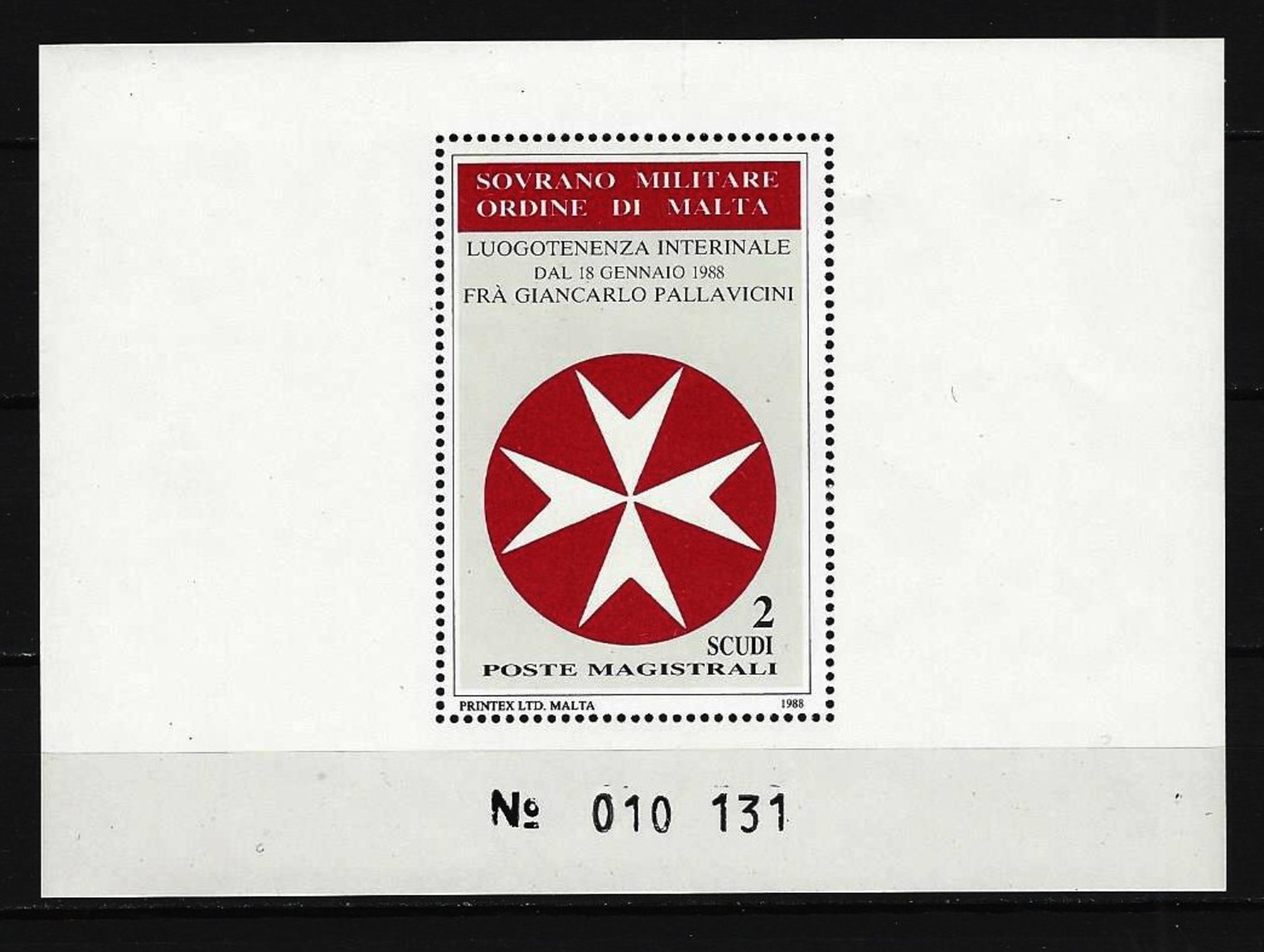 MALTA - Poste Magistrali Block Aus 1988 Postfrisch - Malta