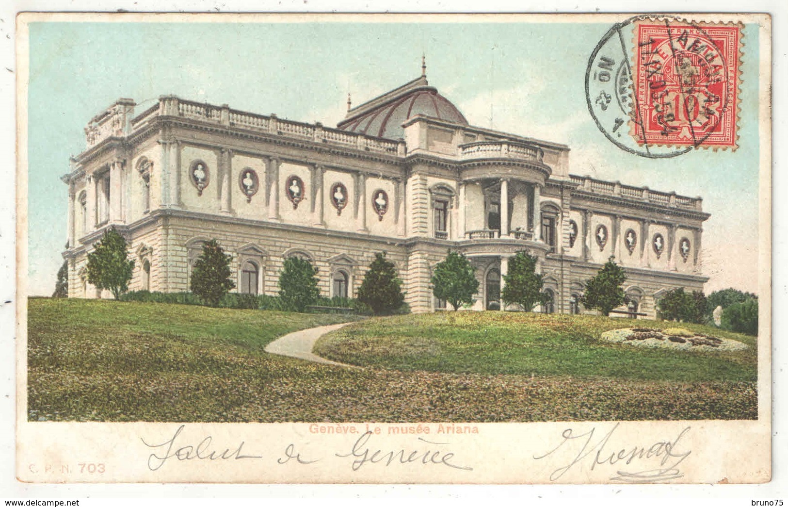 GENÈVE - Le Musée Ariana - CPN 703 - 1905 - Genève