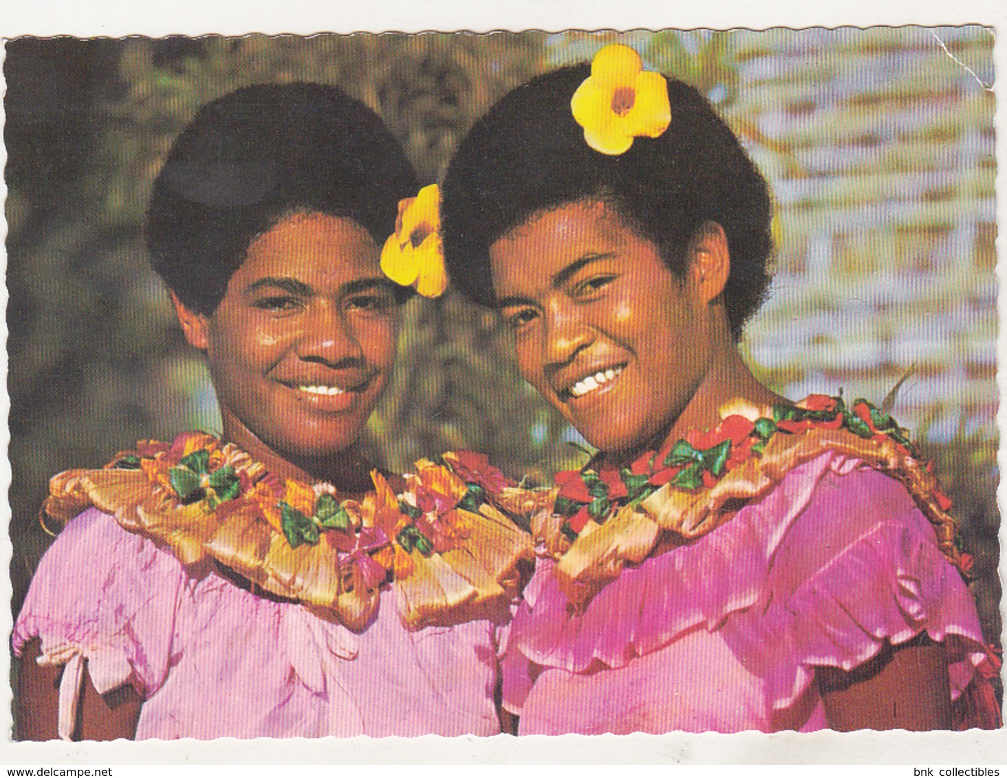 Old Uncirculated Postcard - Ethnics - Fijian Girls - Océanie