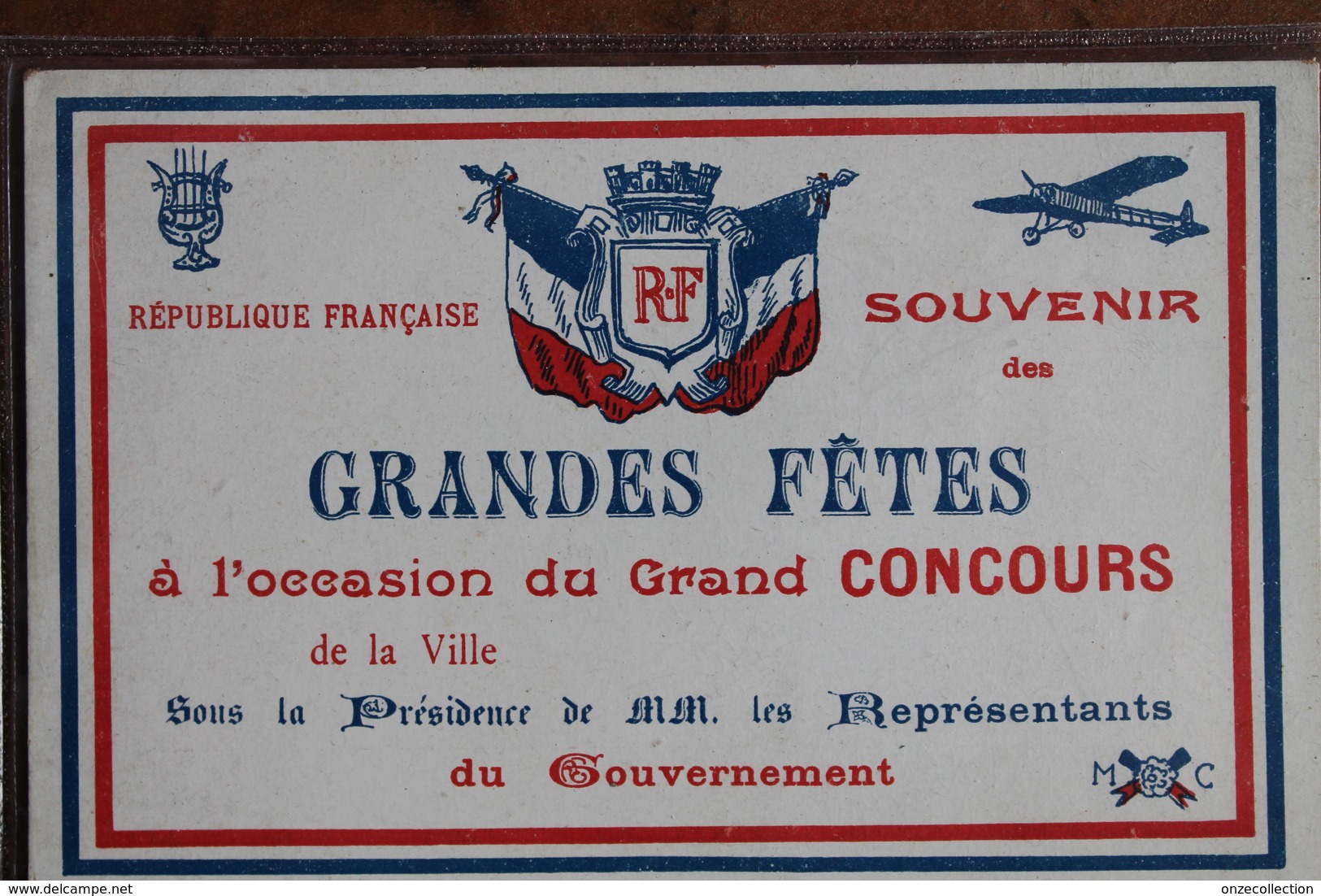 CARTE  NON  NOMINATIVE  A  REMPLIR  POUR  DES  FETES  ET  CONCOURS  AERIENS  PERIODE  1906/1910 - Meetings