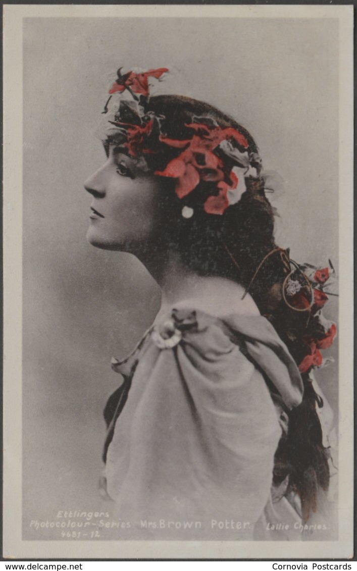 Actress Mrs Brown Potter, C.1905 - Ettlinger RP Postcard - Entertainers