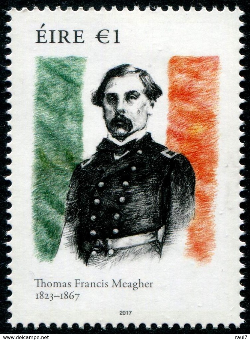 IRLANDE 2017 - Thomas Francis Meagher - 1 Val Neufs // Mnh - Neufs
